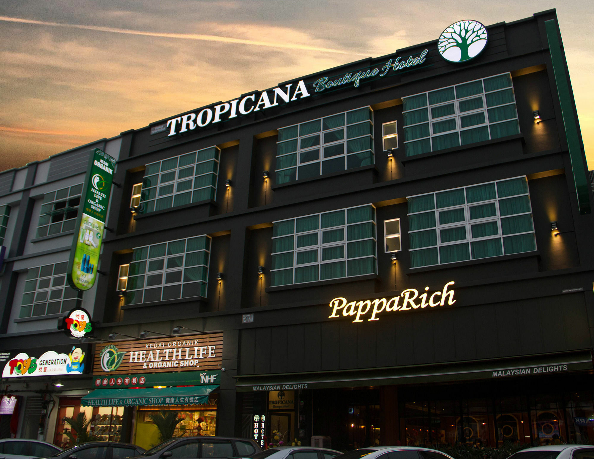 Tropicana Boutique Hotel Muar Exterior foto